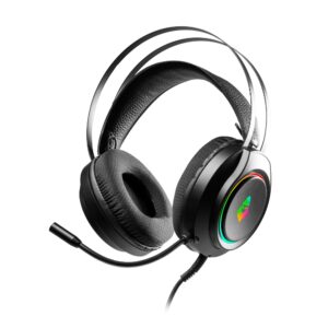 Headset Gamer Mancer Crater, RGB, Drivers 50mm, Preto
