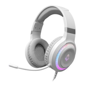 Headset Gamer Mancer Twilight, Rainbow, Drivers 50mm, Branco