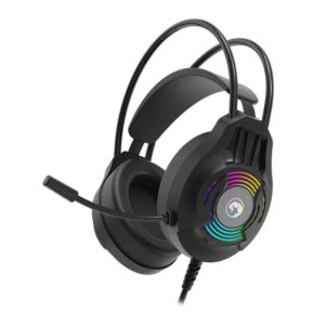 Headset Gamer Marvo H8326, RGB, Drivers 40mm, Preto
