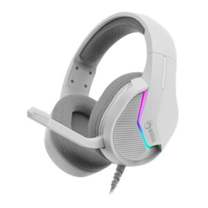 Headset Gamer Marvo H8618, RGB, Drivers 50mm, Branco