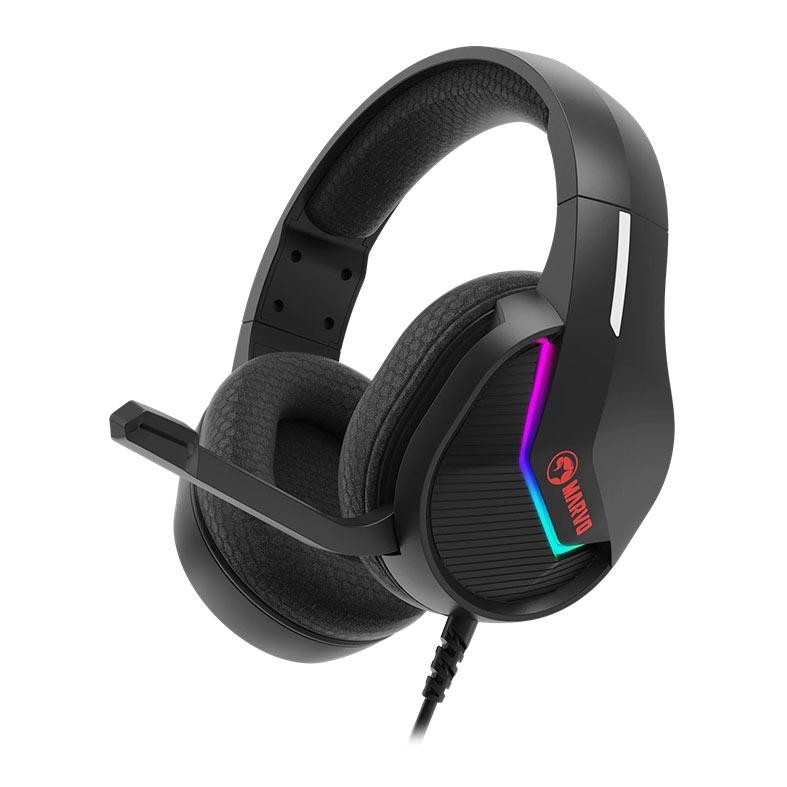 Headset Gamer Marvo H8618, RGB, Drivers 50mm, Preto