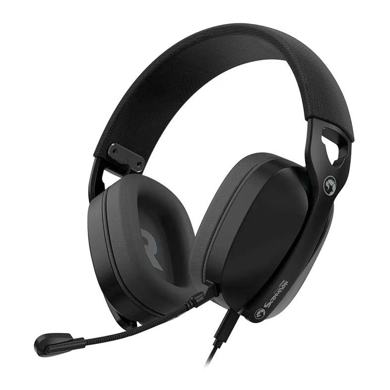 Headset Gamer Marvo HG9086, RGB, 7.1 Surround, Drivers 40mm, Preto