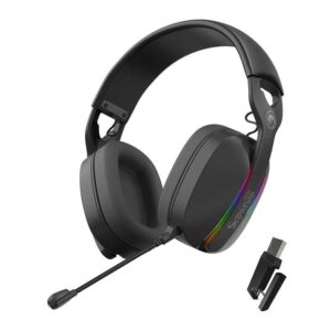 Headset Gamer Marvo Pulz 70W, RGB, Drivers 40mm, Tri-Mode, Preto