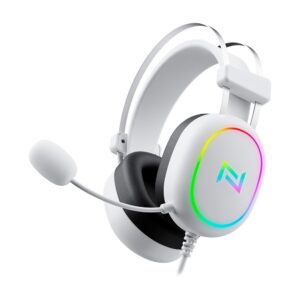 Headset Gamer Neologic Ngx Arctic RGB Drivers DE 50MM PLUG:2*3.5MM