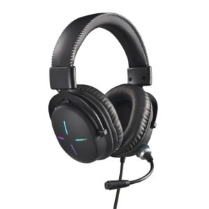 Headset Gamer Nitro design over-ear RGB com Microfone