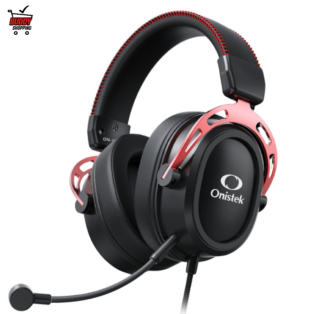 Headset Gamer Onistek com Fio 50mm Type-C USB Microfone para PC — Games