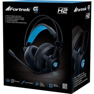 Headset Gamer Pro H2 Preto Fortrek