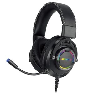 Headset Gamer SuperFrame Aura, 7.1 Surround, RGB, USB, Black