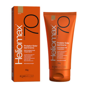 Heliomax Protetor Solar Gel Creme Fps 70 Cor Médio 50g