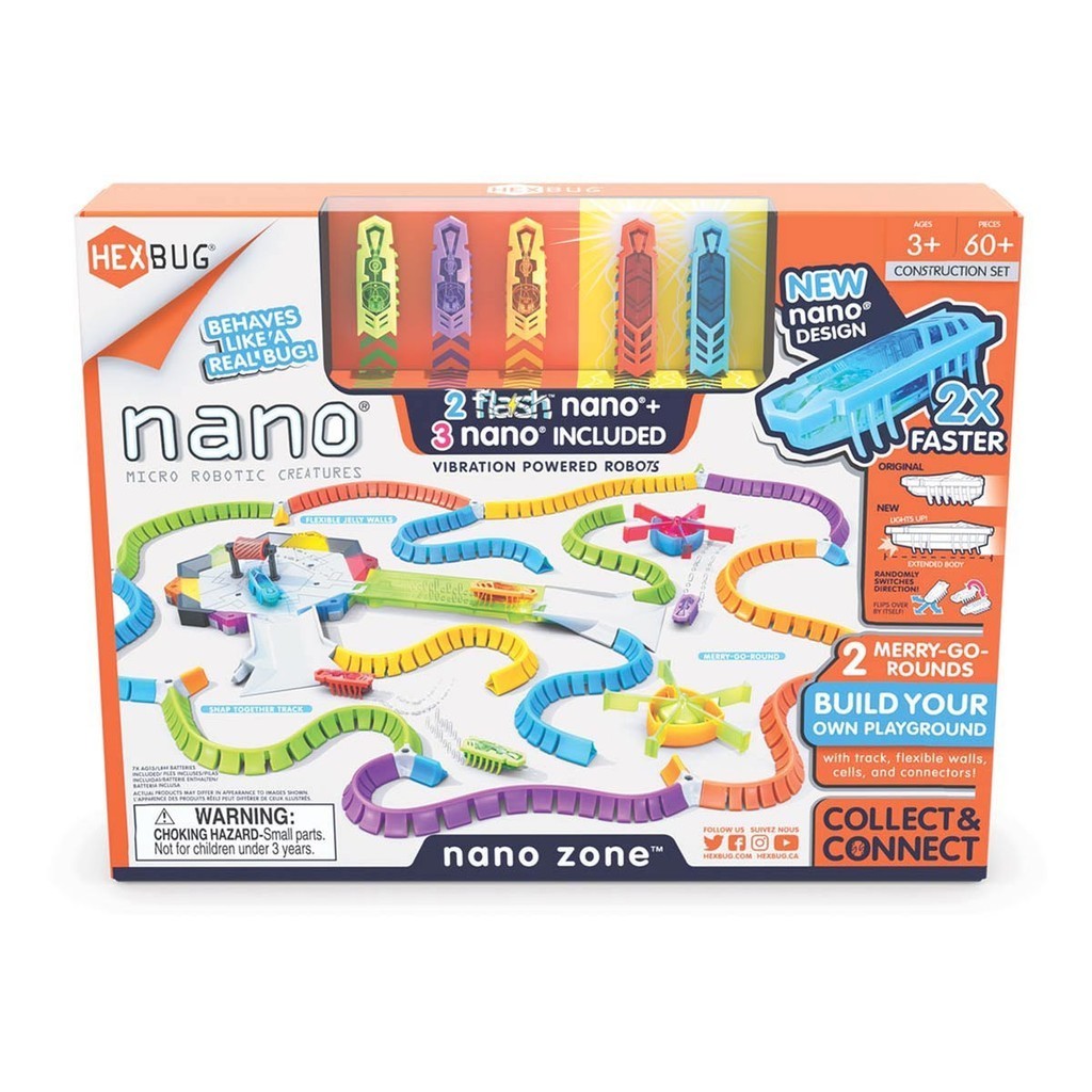 Hexbug Brinquedo Sensorial Mini Robô Flash Nano Zone — Games e Brinquedos