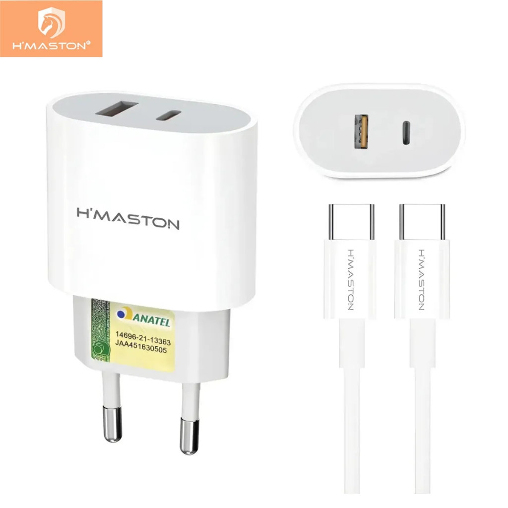 H'maston LR28 Carregador 50W Turbo Fonte Carregar Celular Portátil