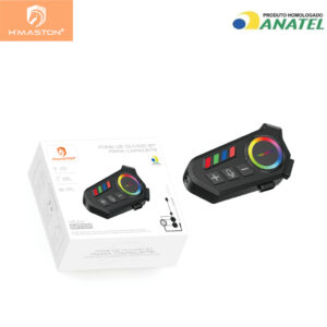 H’maston MT01 Fone de ouvido bt para capacete 40 horas Bluetooth LED