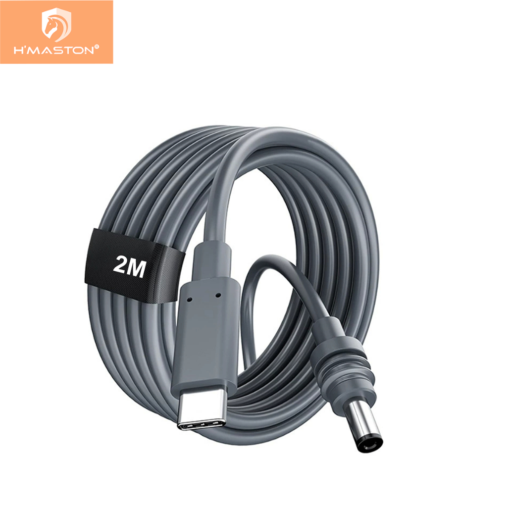 H'maston MUD-2M Cabo Carregador Dc Plug Tipo-c 2m Para De Alimentação