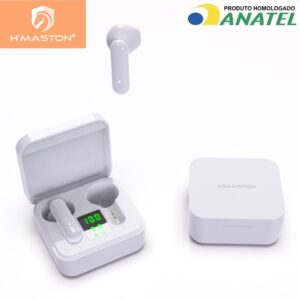 H’maston Rs-32 Fone De Ouvido Bluetooth 5.3 Tws Com Luz Led E Ipx5