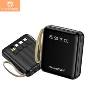 H’maston YD67 Carregador Power Bank Portátil 4 Cabos 10mAh com