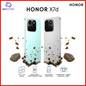 Honor X7d 4G, 256GB 8GB RAM, Processador Qualcomm Snapdragon 685