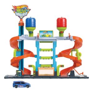 Hot Wheels City Mega Tower Car Wash Mattel