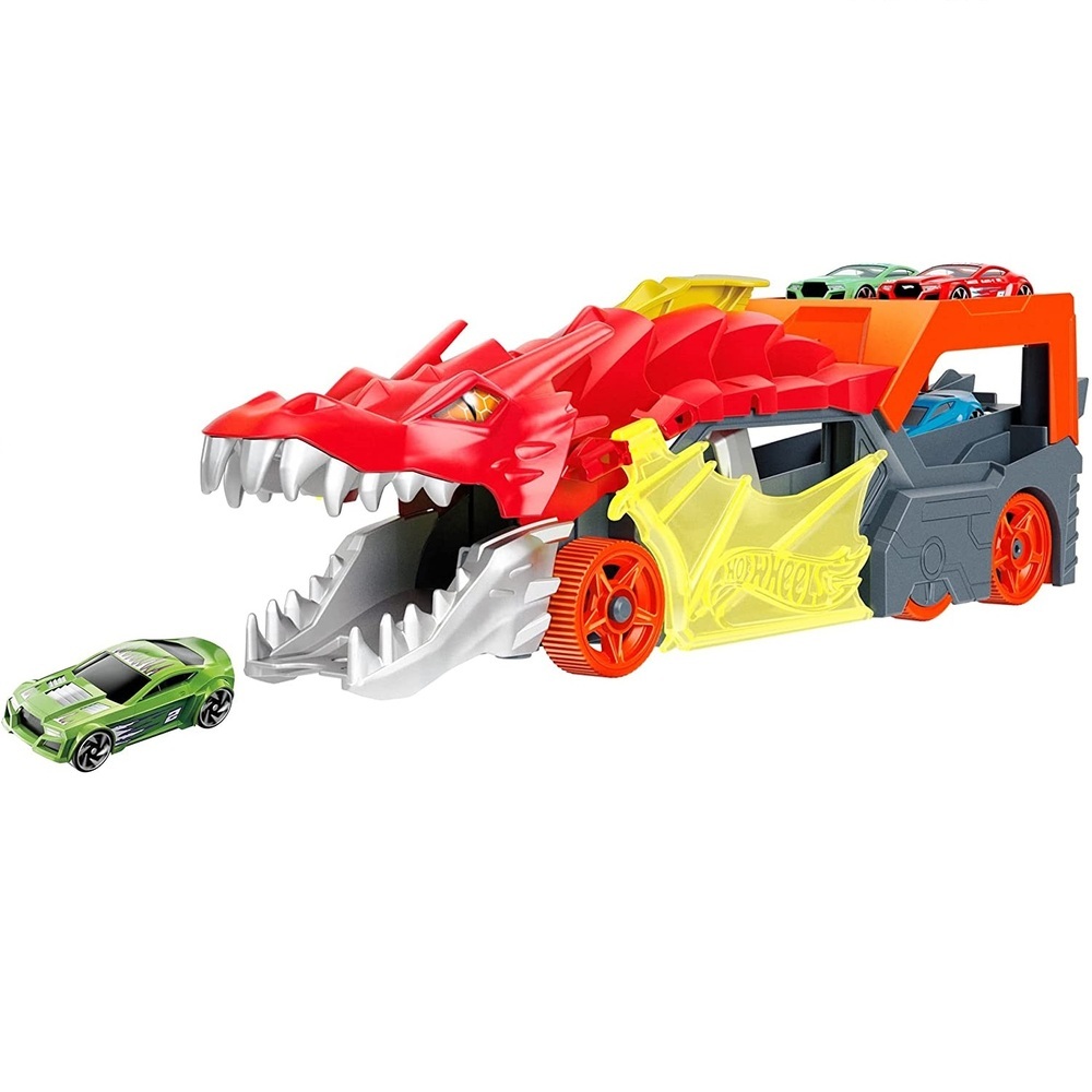 Hot Wheels City Reboque de Dragão — Brinquedos