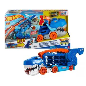 Hot Wheels City Super Reboque T-Rex Ultimate Mattel Pista de Carrinho — Brinquedos