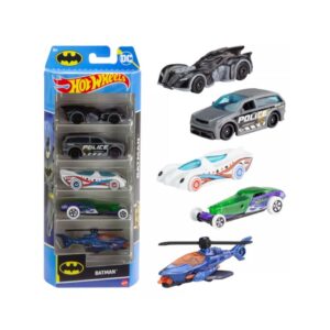 Hot Wheels Kit 5 Carrinhos Básicos Surpresa Mattel 1806