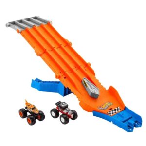 Hot Wheels Monster Trucks Pista Corrida Destruição Mattel