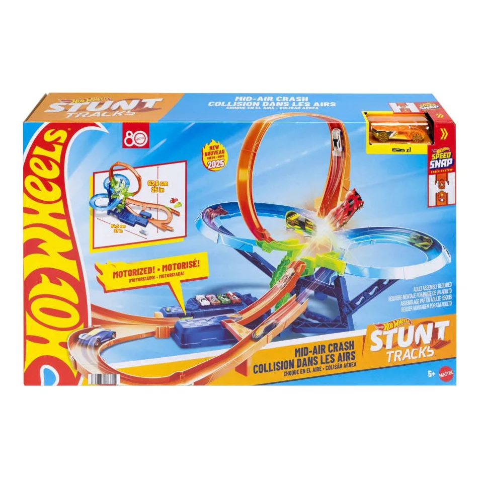 Hot Wheels Pista De Brinquedo Choque Multi-aéreo Mattel Jfd12
