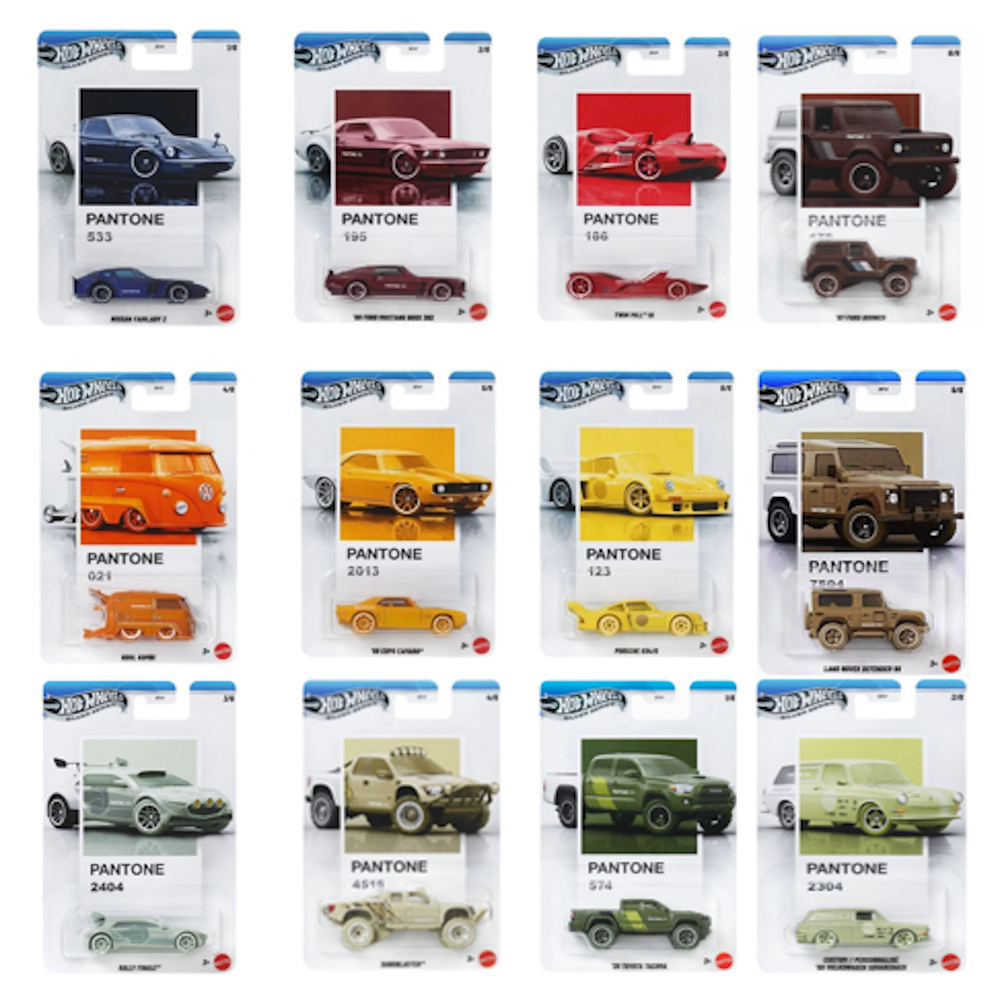 Hot Wheels Silver Series Pantone Mattel