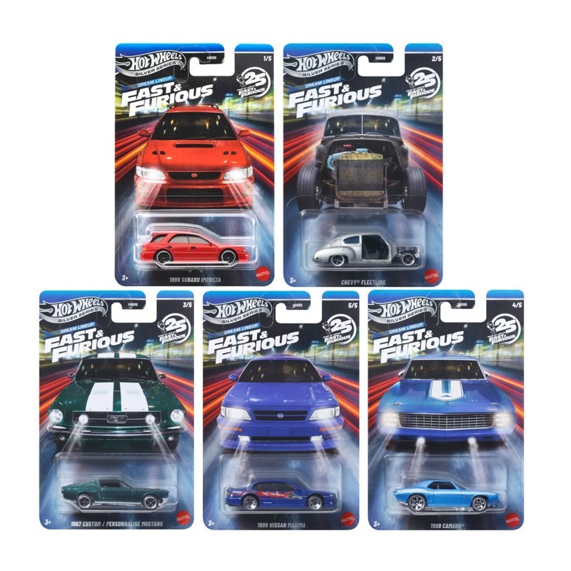 Hot Wheels Velozes E Furiosos Silver Series Mattel