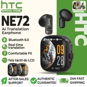 Htc NE72 Fone De Ouvido Bluetooth 6.0 Tradução AI Em Tempo Real 134
