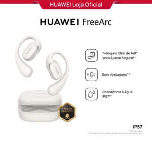 Huawei FreeArc Fone de Ouvido Bluetooth Open-Ear Sem Fio Autonomia da
