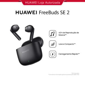 Huawei FreeBuds SE 2 Fone de Ouvido Sem Fio Fone Bluetooth Até 40 Hrs