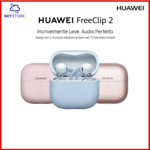 Huawei FreeClip 2, Fone de Ouvido Bluetooth Sem Fio Design em C