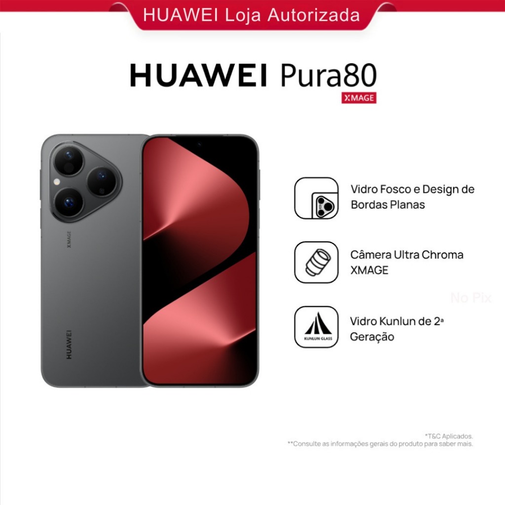 Huawei Pura 80 12GB+256GB Smartphone 12GB+256GB Câmera Ultra Chroma