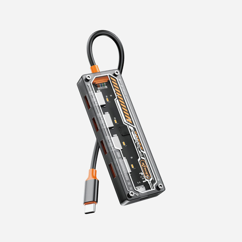 Hub USB 3.0 Tipo C 4 Saídas Alimentação Extra Knup