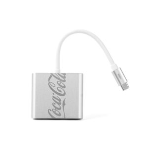 Hub Usb-C 3 em 1 Branco Coca-Cola