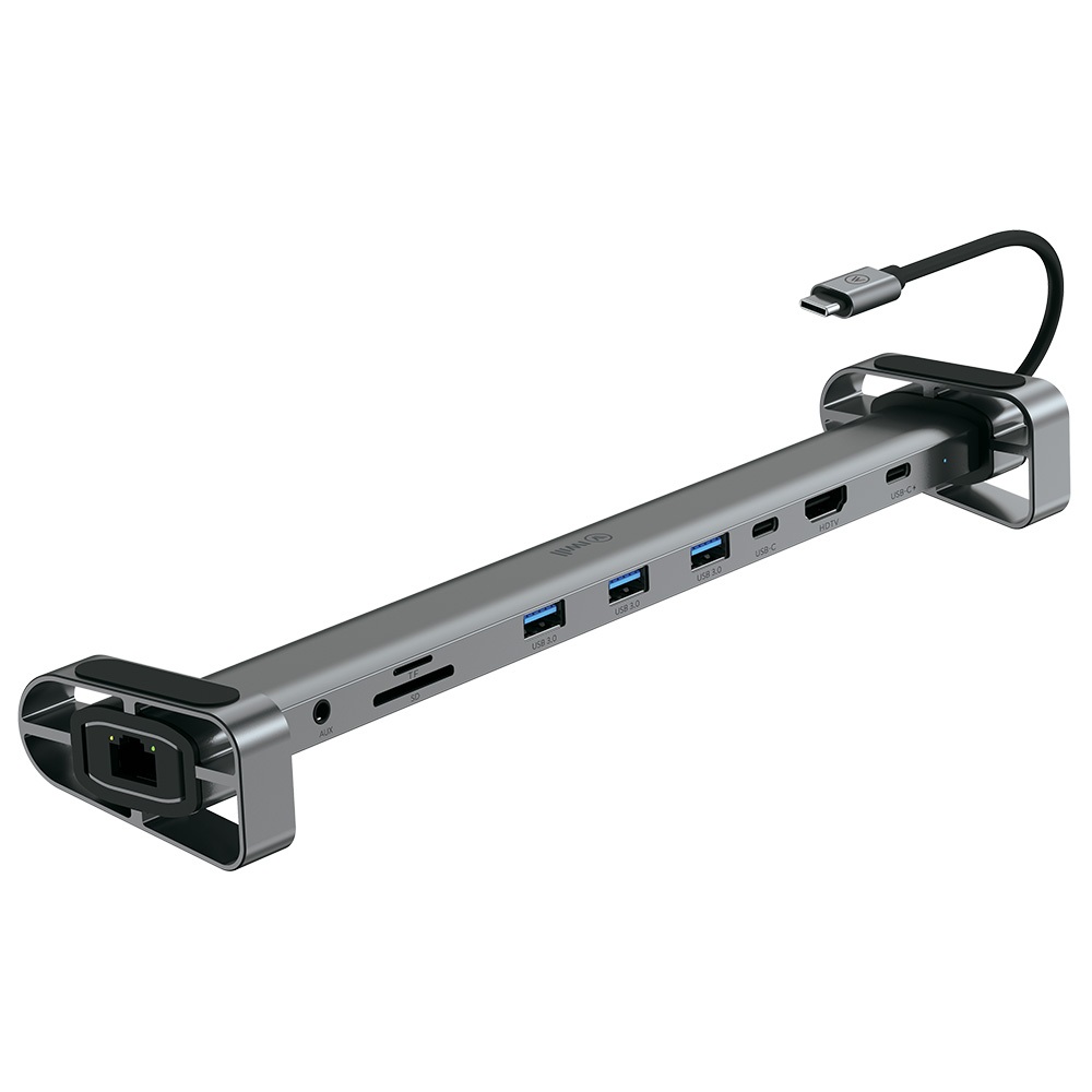 Hub Usb-C Stand c Suporte para Notebook 10 em 1 iWill