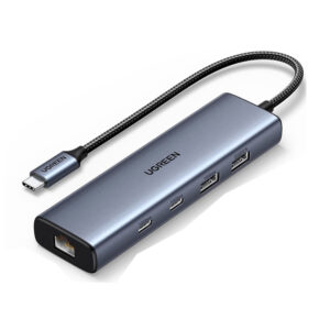Hub Usb-C Ugreen 6 em 1 10Gbps Rj45 Ethernet 3.2