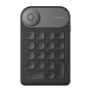 Huion Novo Inspiroy Teclado Sem Fio 18 Teclas Controlador De Discagem