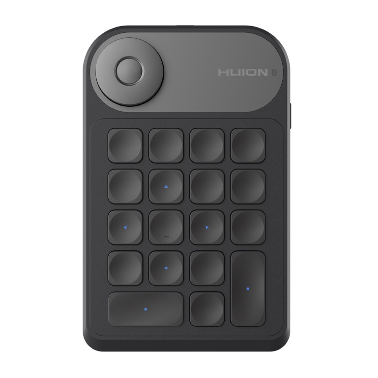 Huion Novo Inspiroy Teclado Sem Fio 18 Teclas Controlador De Discagem — Informática