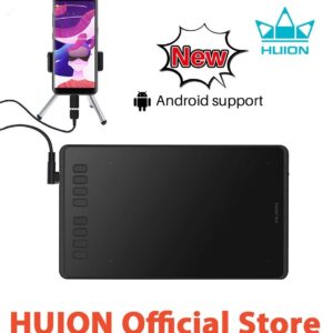 Huion Tablet De Desenho Gráfico H950P Função De Inclinação Caneta Sem