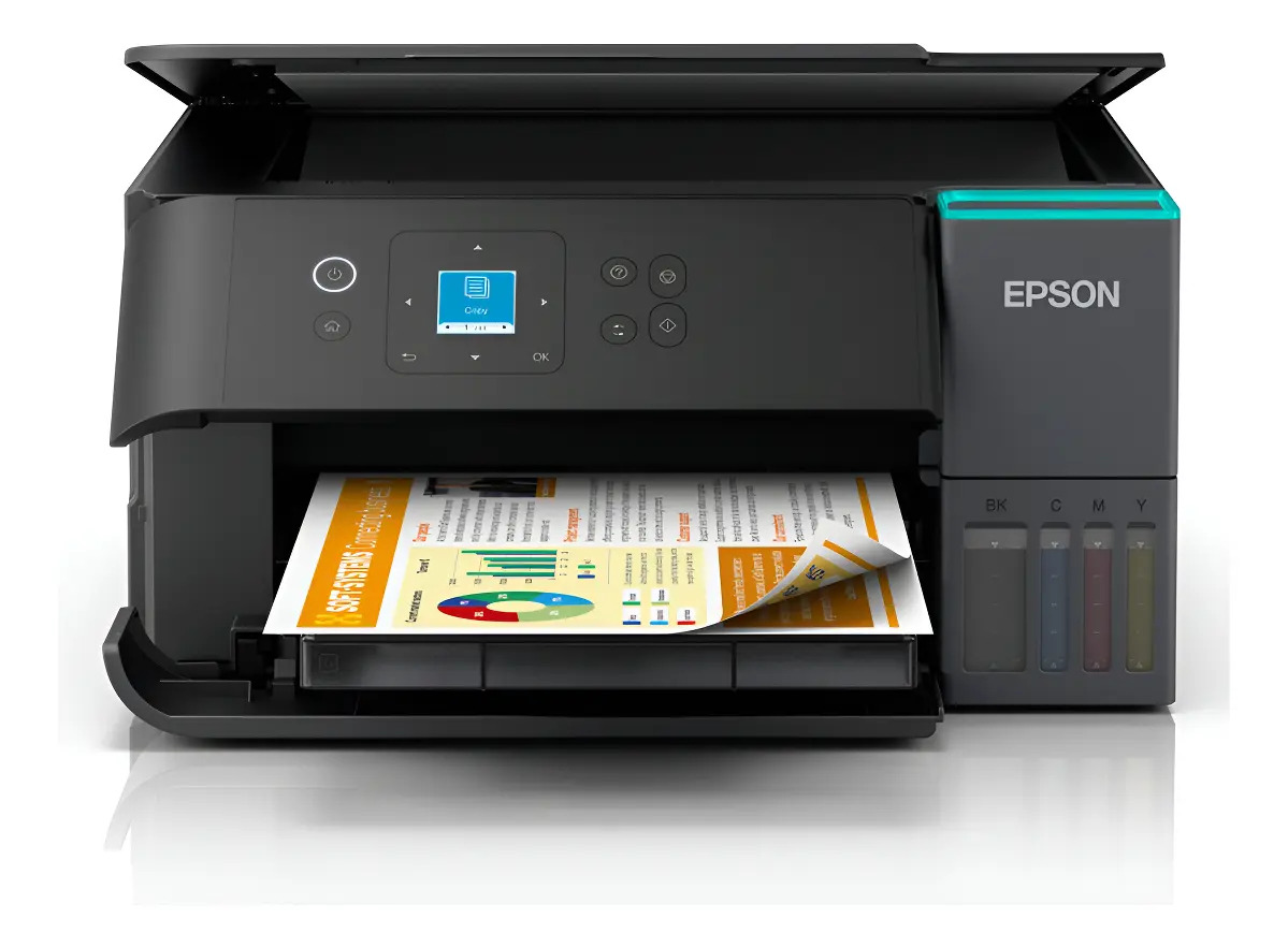 Impressora De Sistema Contínuo Epson Wi-Fi Jato De Tinta Cor — Informática