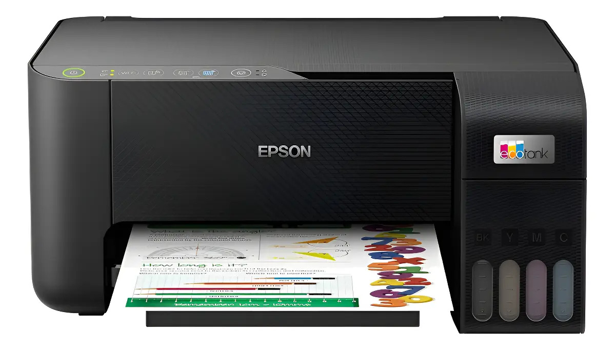 Impressora multifuncional Wi-Fi Epson Ecotank Mod C11CJ67301 — Informática