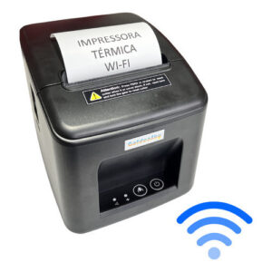Impressora Térmica 80mm Wifi Usb Com Guilhotina Compacta Biv Preta