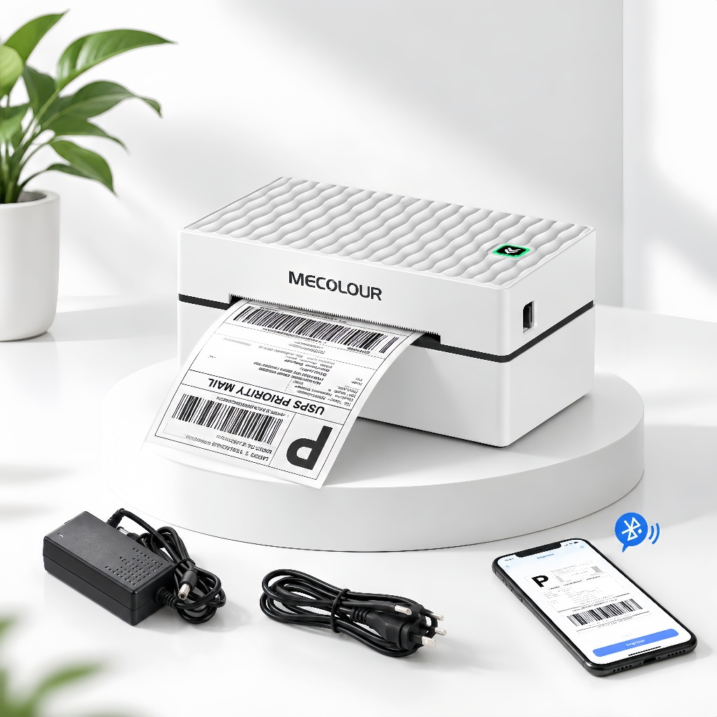 Impressora Térmica Bluetooth Sem tinta Bluetooth+USB 10×15cm — Informática