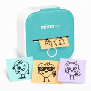 Impressora Térmica Mimo Pop Portátil Sem Tinta, com Bluetooth e