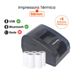 Impressora Térmica Ticket De Cupom 58mm 80mm Não Fiscal Para Pc