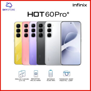 Infinix Hot 60 Pro+ 4G Tela curva 256GB+8GB RAM, Processador MediaTek