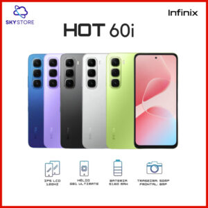 Infinix Hot 60i 4G 256GB 4GB 8GB RAM, Processador Mediatek Ultimate
