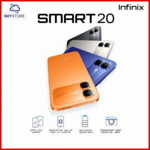 Infinix Smart 20 4G, Bateria 5200mAh, Versão Global, Processador