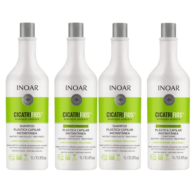 Inoar Cicatrifios 2 Kit's Shampoo e Condicionador Litro
